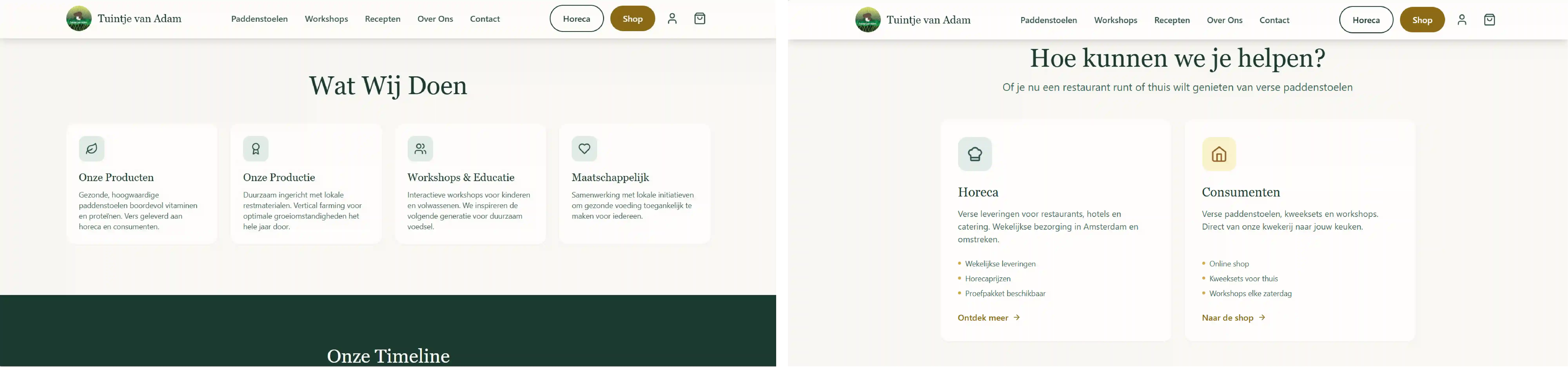Tuintje van Adam - Image 7 - Before font and icon update